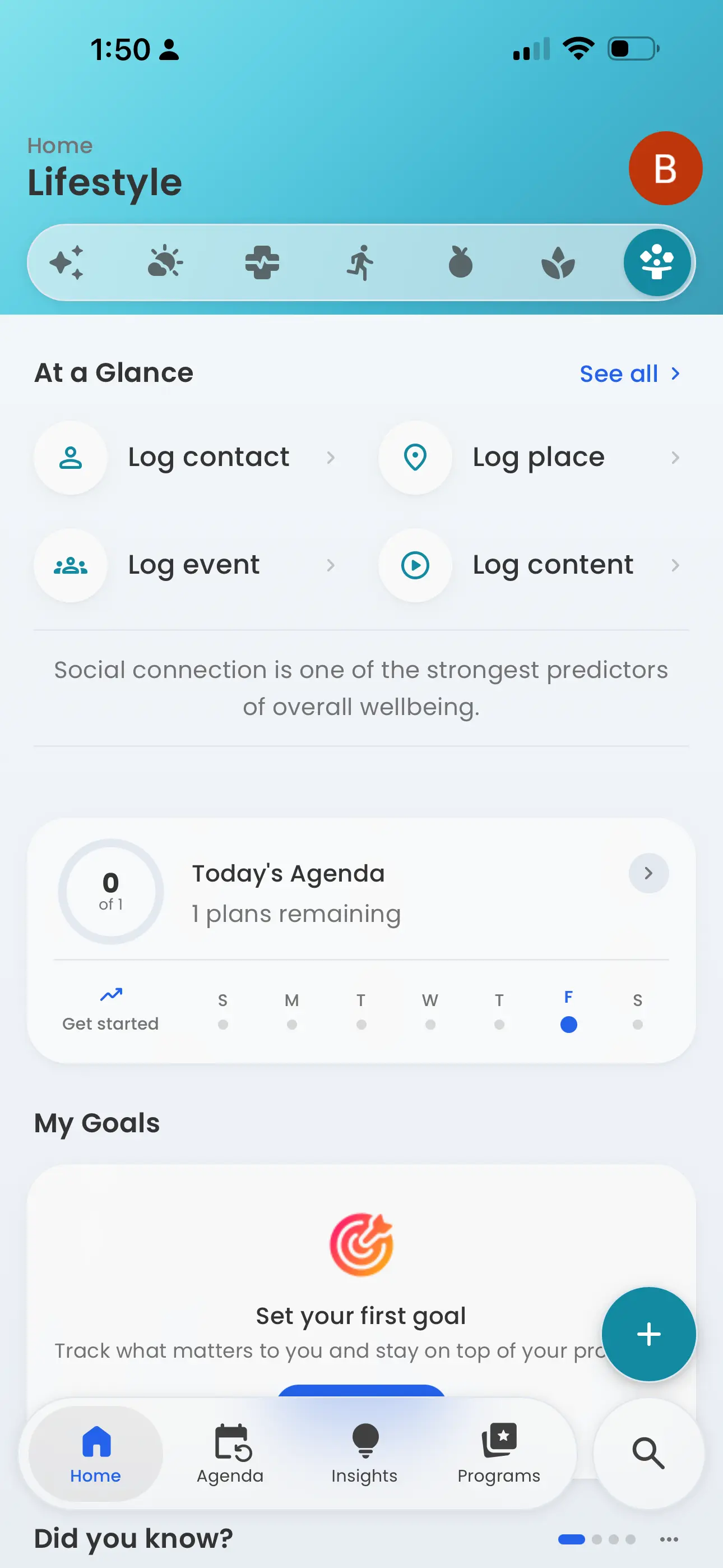 Best Life Lifestyle tab